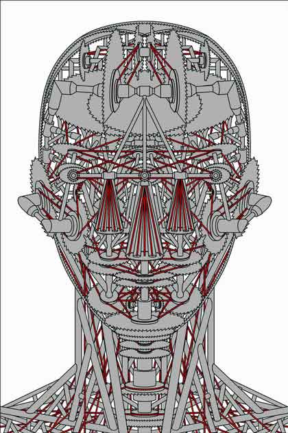© Wang Luyan  王鲁炎-  Self of the Other D11-02 - Acrylic on canvas  -  2011   