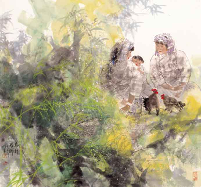 Wang Mingming 王明明 - Spring in Yiu Country Wang Mingming 王明明 - Spring in Yiu Country