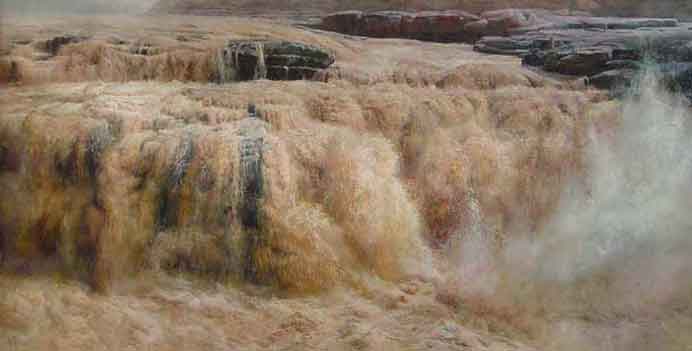 Wang Peikun  王佩坤  -  黄河飞溅