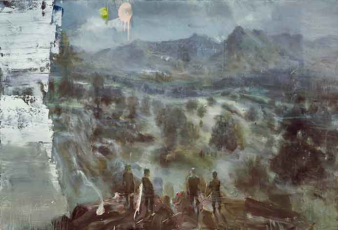  Wei Jia  韦嘉 -  Mount St-Denis  -  Acrylic on canvas  -  2014  