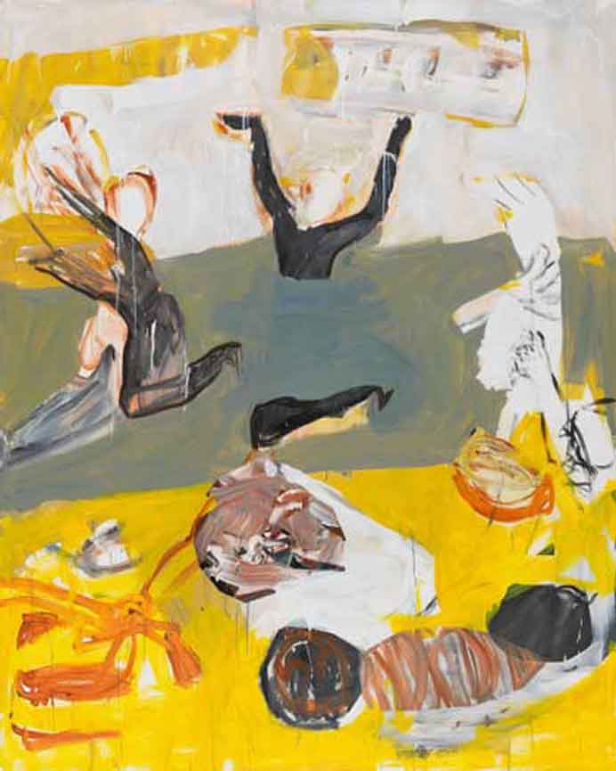 Xiao Kegang  肖克刚  -  Anonymus.1  -  Acrylic on canvas 250 x 200 cm  -  2019