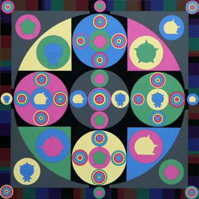 Xiong Wenyun  熊文韵  No.5 Series Mandala 曼陀罗  布面丙烯 Painting  -  Acrylic on canvas  -  2008 