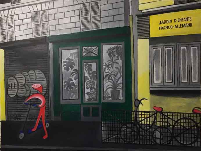 Yan Cong  烟囱 -  Painting  -  2018   