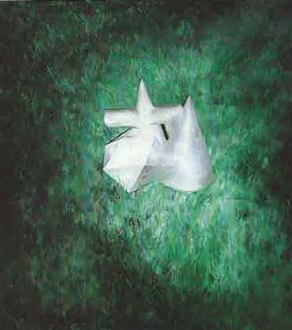 Yang Fan  杨帆 -  On the Spot  现场  -  Oil on canvas  2013