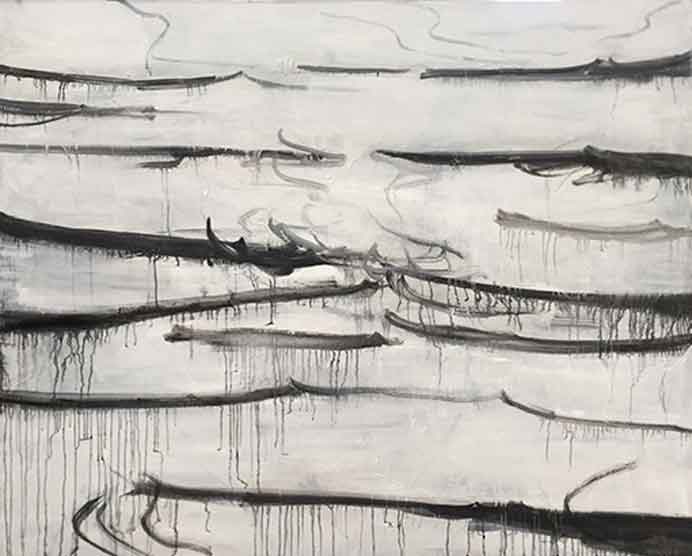Yang Jinsong 杨劲松 - Landscape N° 5 - Oil on canvas - 2018 Yang Jinsong 杨劲松 - Landscape N° 5 - Oil on canvas - 2018