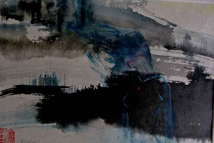 Yao Xuanping  姚宣萍 -  Wind  -  Ink