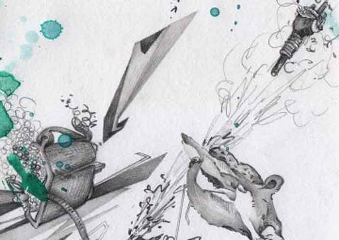 © Yu-Chen Wang 王郁媜 -  New Voices  -  Coloured pencil and water colour on paper  -  2015