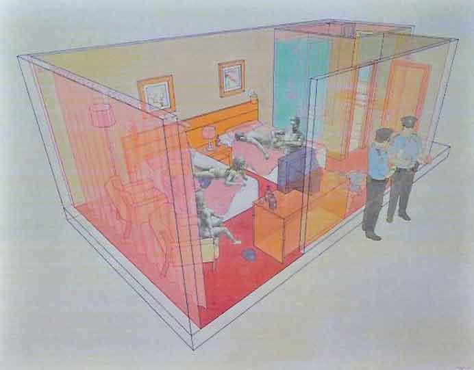 © Zhang Jiedong  张杰东    -  Acrylic on fabric 布面丙烯  -  2013      