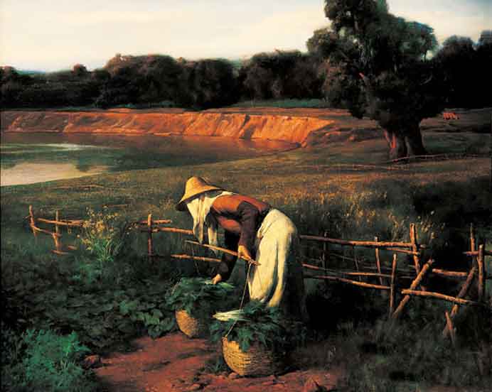 Zhang Li  张利 -  The window lost in thought  -  Oil on canvas 