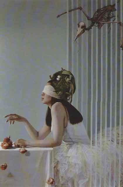  Zhang Yu  张钰 -  Frightened Bird  -  Oil on canvas  布面油画  -  2014  