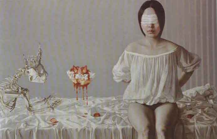 Zhang Yu  张钰   -  White Queen  白王后  -  Oil on canvas  布面油画 -  2014  