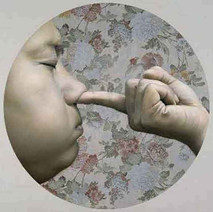 Zhao Fang  赵放  -  First Power Series N°16 D  -  Oil on linen  -  2010   