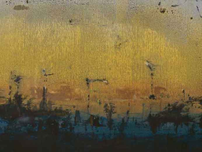 Zhou Jirong  周吉榮 -  Dream City N°7  -  2008  -  mixed media on canvas   