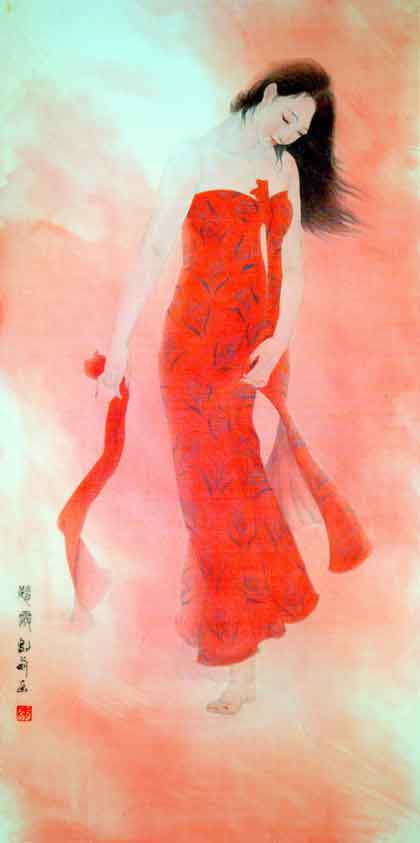 Zou Li  邹莉  -  踏霧 -  Painting  