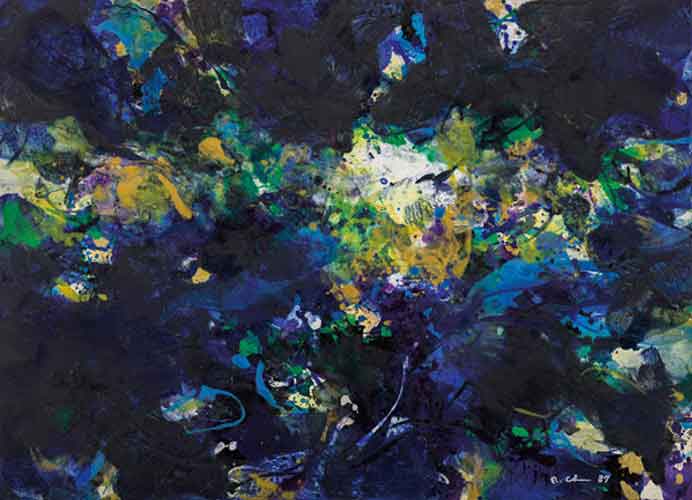 Chen Cheng-Hsiung 陳正雄 - In Sight Series N°.I - Acrylic on canvas - 1987 Chen Cheng-Hsiung 陳正雄 - In Sight Series N°.I - Acrylic on canvas - 1987