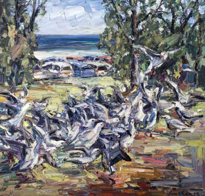 Chen Jun  陈军 -  Bondi Park  -  Oil on canvas  -  2012   