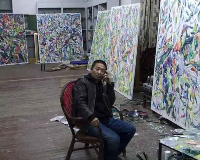 Deng Guoyuan 邓国源 - In the Field N°.5 - Oil painting on canvas - 2007 Deng Guoyuan 邓国源 - portrait - chinesenewart