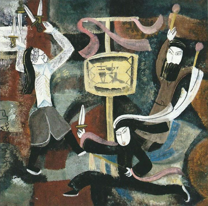 Ding Liren 丁立人 - Painting Ding Liren 丁立人 - Painting