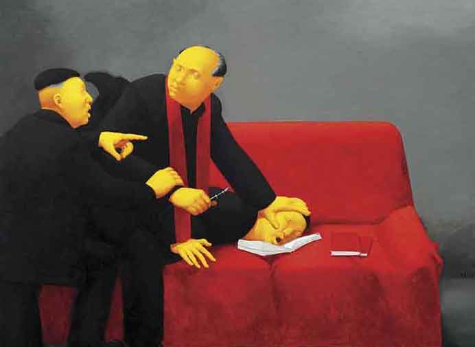 Guan Yong  管勇    - Series Classic N°.70  -  Painting  -  2006   