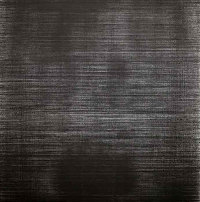 Gu Xiaoping  顾小平   -  Ink lines in motion  -  ink on paper  -  2016