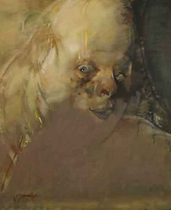 Jiang Jianzhong  姜建忠  -  Sunny Girl N°.2  -  oil on canvas  -  2007 