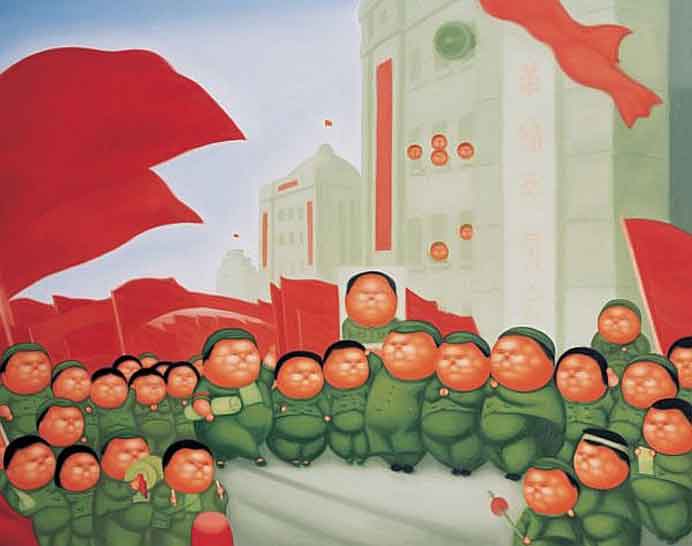 Pan Dehai 潘德海  -  Tian'anmen  -  Oil  painting on canvas  -  2006 