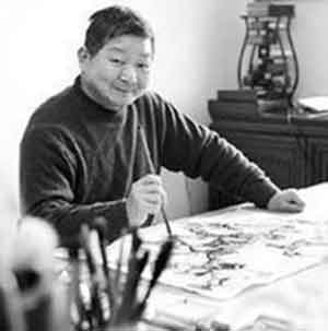 Qian Xingjian  钱行健  -  portrait  -  chinesenewart 