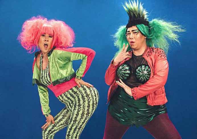 Watermelon Sisters by Yu Cheng Ta + Ming Wong was presented on September 27, 2018 at the Center Pompidou, in Paris