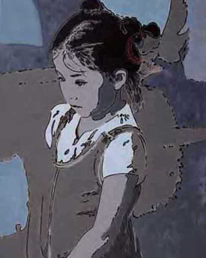 Zhang Xubo 张旭波 - Girl - Acrylic - 2007 Zhang Xubo 张旭波 - Girl - Acrylic - 2007