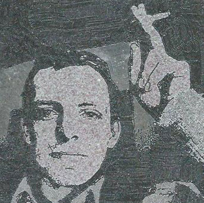 Zhao Ping  赵平   -  Beauty member black N°.1  -  Bead on canvas  -  2007  