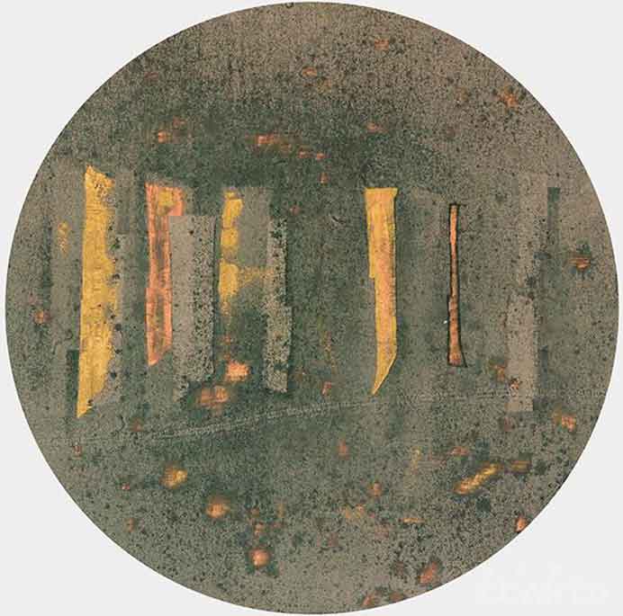  Zhou Zhouzhou  周洲舟   -  Ink and colour on paper  -  2014  