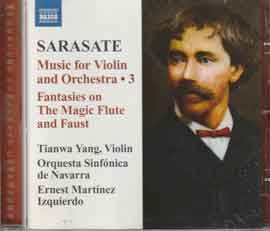 Tianwa Yang  杨天娲 - Sarasate - Music for Violin and Orchestra