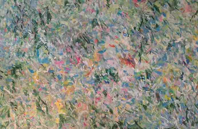 Charles Chau  周肃磐  -  Usual  -  Acrylic and mixed media on canvas  -  2021