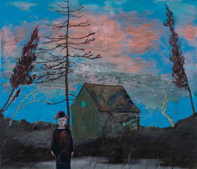 Hilarie Hon  韩幸霖 -  Dust of Sunlight  -  Acrylic on canvas  120 x 140 cm  -  2022 