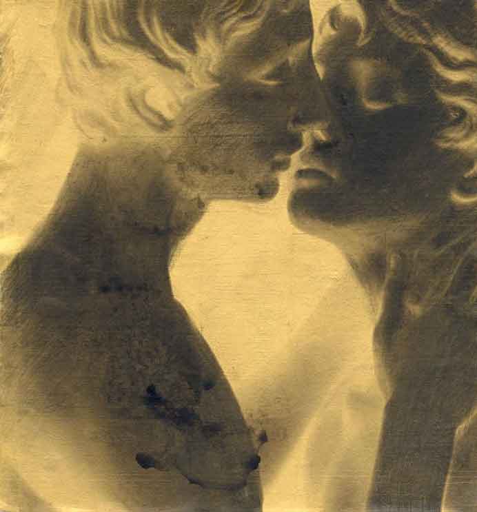 Huang Chih-Cheng  黄至正 -  Now  -  Ink, pigment ink, mixed media, gold leaf, watercolor  58 x 55 cm  -  2023