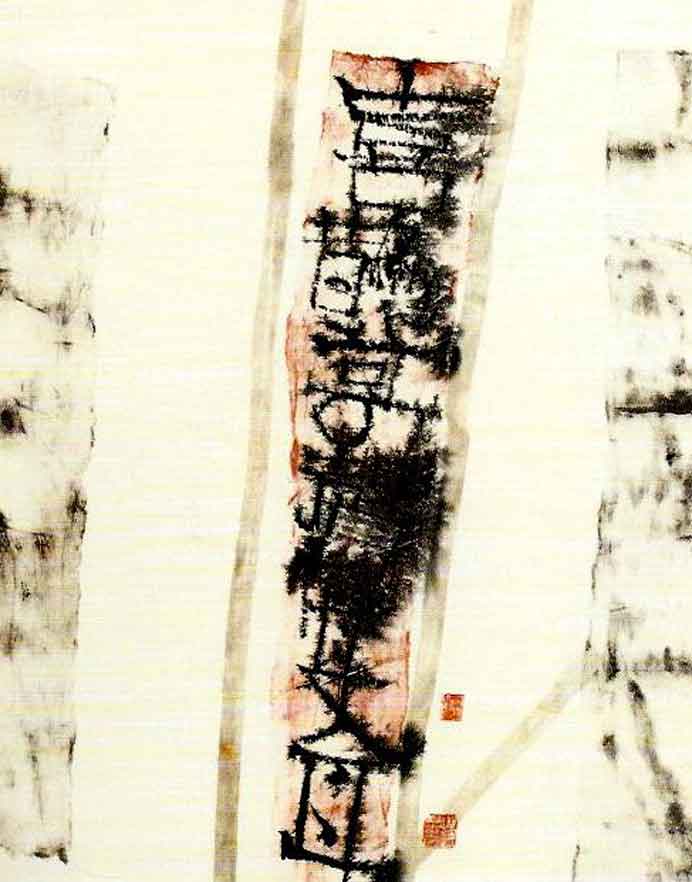 Jiang Shanqing 蒋山青 - Untitled - On the canvas 100 x 80 cm - 2010 Jiang Shanqing 蒋山青 - Untitled - On the canvas 100 x 80 cm - 2010