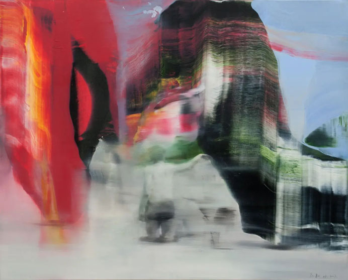 Jin Bo 金波 - Isolated island n. 39 - Oil and acrylic on canvas 65 x 81 cm - 2023 Jin Bo 金波 - Isolated island n. 39 - Oil and acrylic on canvas 65 x 81 cm - 2023