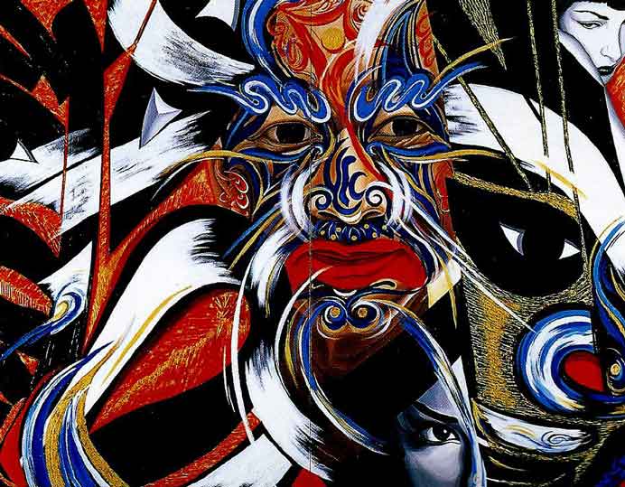 Kuo Jen-Chang 郭振昌 - Mixed Portraits - Acrylic on canvas 200 x 260 cm - 1995 Kuo Jen-Chang 郭振昌 - Mixed Portraits - Acrylic on canvas 200 x 260 cm - 1995