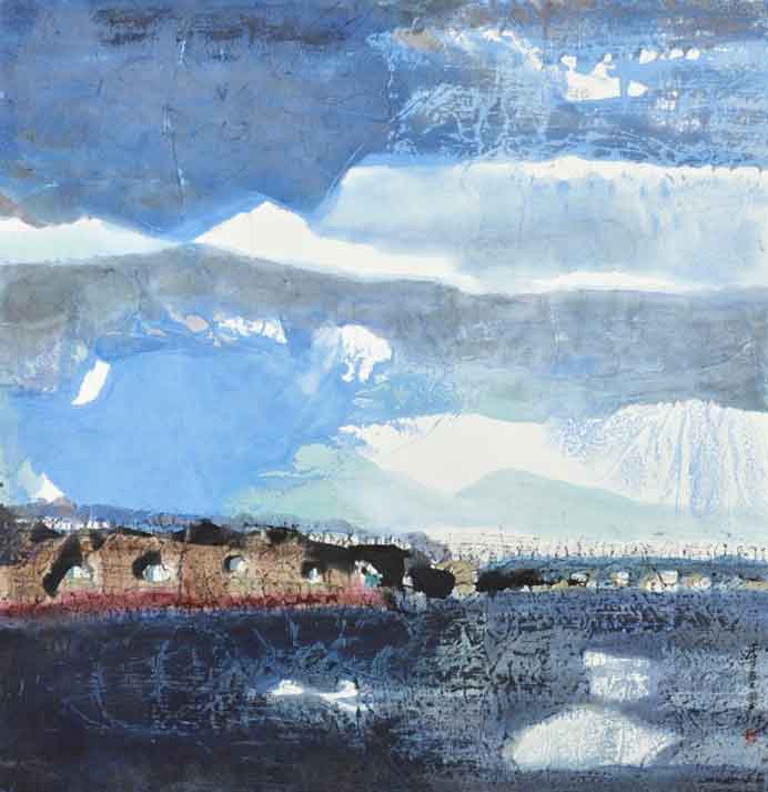 Lee Chung-Chung 李重重 - Impression of St. Petersburg - ink and color on paper - 69.0 x 66.5 cm - 2017 Lee Chung-Chung 李重重 - Impression of St. Petersburg - ink and color on paper - 69.0 x 66.5 cm - 2017