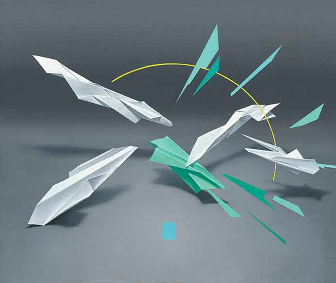 Lin Hung-Hsin  林宏信  -  Simple Composition  8  -  Oil on canvas  6O.5 x 72.5 cm  -  2021