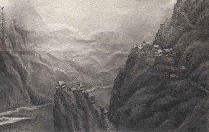 Liu Yong 刘墉 - Mountain at Night - Drawn Liu Yong 刘墉 - Mountain at Night - Drawn