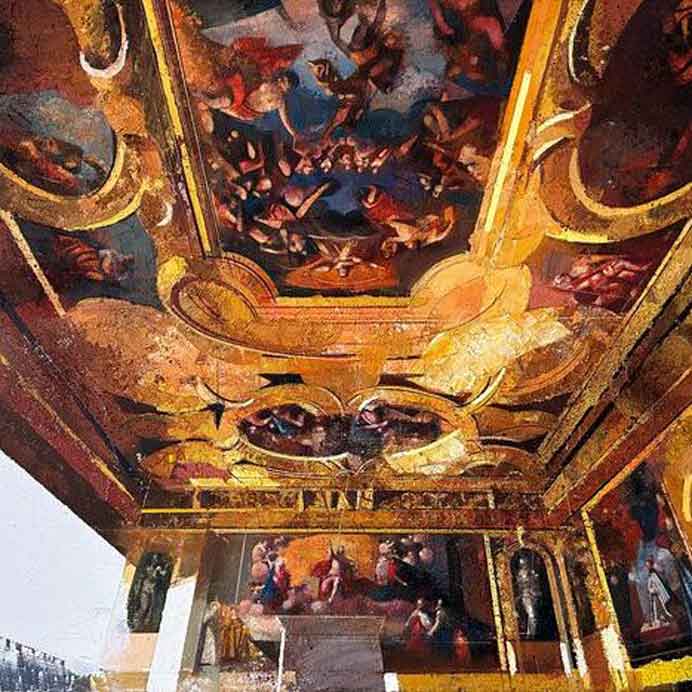 Li Yan  李演    -  Palace  -  Oil, acrylic on canvas  -  2023