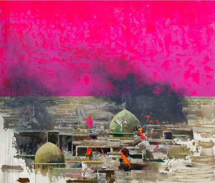 Lu Hang  路航   -  Oil on canvas  165 x 195 cm  -  2019