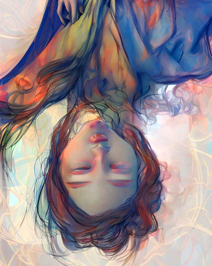 Michael Cheung  张卓荣   -  Asleep  -  Acrylic on canvas  -  2013