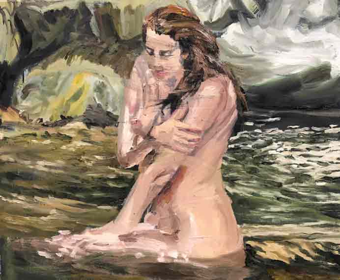 Wu Jhycheng 巫日文 - La plus belle vallée du monde - Oil painting Wu Jhycheng 巫日文 - La plus belle vallée du monde - Oil painting