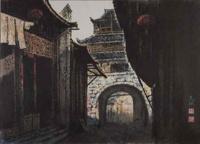 Yang Xianrang 杨先让 - Ville - Peinture Yang Xianrang 杨先让 - Ville - Peinture