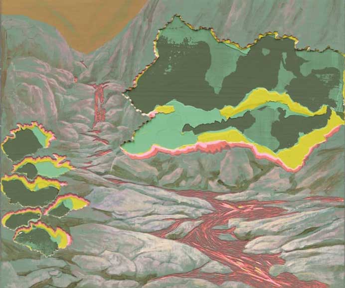 
Yeh Chih-Hang  葉志航  -  不老泉 壓克力顏料  45 x 53 cm  -  2023