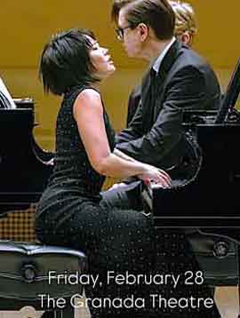 Yuja Wang I Vikingur Olafsson  -  Friday, February 28  The Granada Theatre  -  poster 