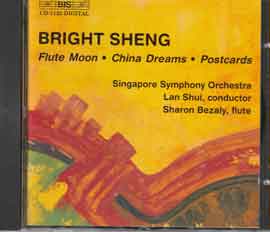 Lan Shui 水蓝 - BRIGHT SHENG - Flute Moon - China Dreams - Postcards Lan Shui 水蓝 - BRIGHT SHENG - Flute Moon - China Dreams - Postcards