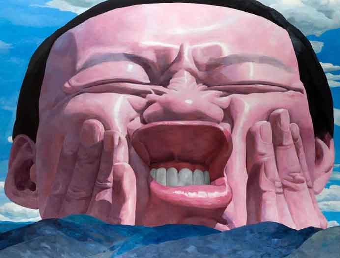 Yue Minjun 岳敏君 - Peinture Yue Minjun 岳敏君 - Peinture